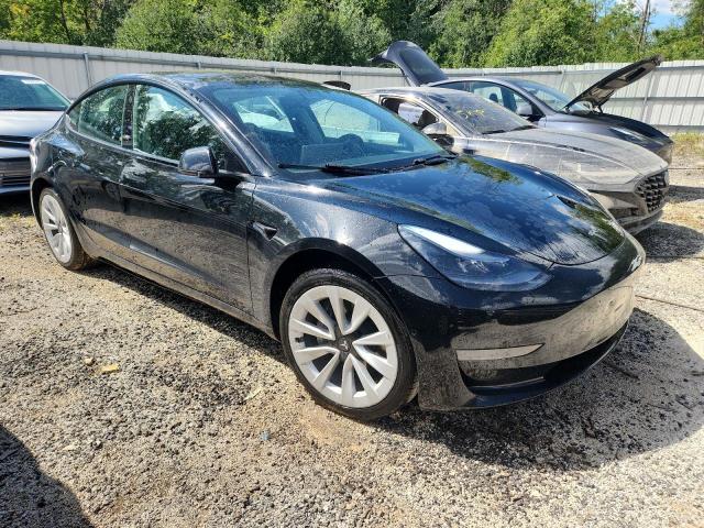 5YJ3E1EA6NF371467 - 2022 TESLA MODEL 3 Սև լուսանկար 4