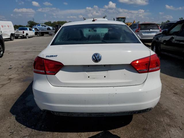 1VWAP7A34CC074278 - 2012 VOLKSWAGEN PASSAT S WHITE photo 6