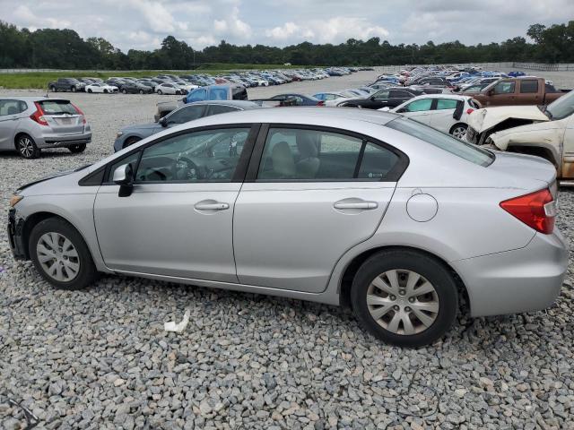 19XFB2F59CE045727 - 2012 HONDA CIVIC LX Silber Foto 2