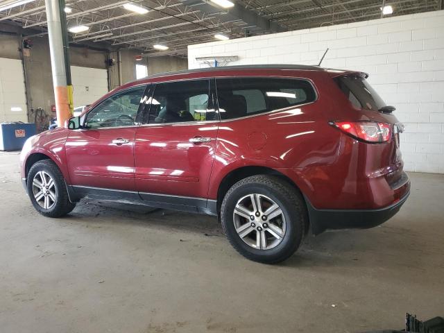 1GNKVHKD5HJ181750 - 2017 CHEVROLET TRAVERSE LT RED photo 2