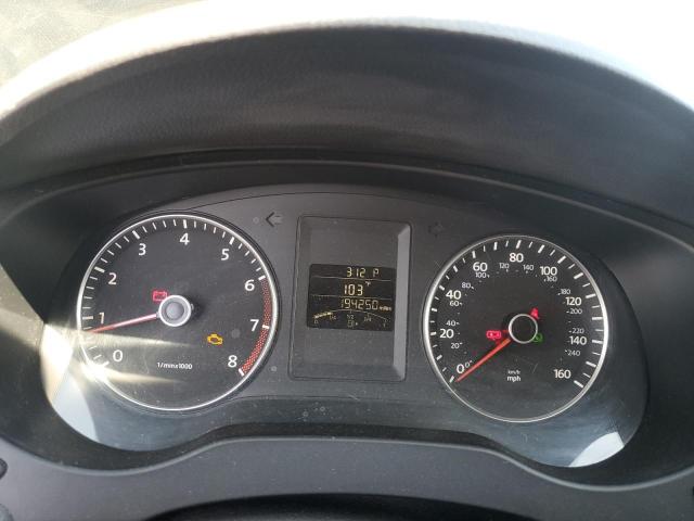 3VWDP7AJ0DM362813 - 2013 VOLKSWAGEN JETTA SE BLACK photo 9