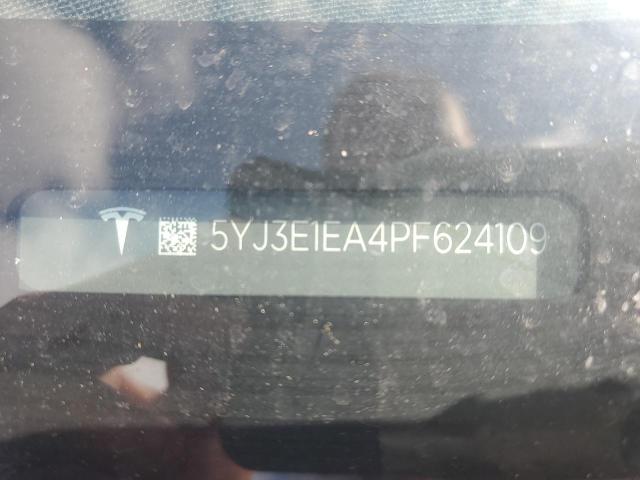 5YJ3E1EA4PF624109 - 2023 TESLA MODEL 3 GRAY photo 12