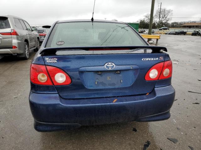 1NXBR32E16Z623570 - 2006 TOYOTA COROLLA CE BLUE photo 6