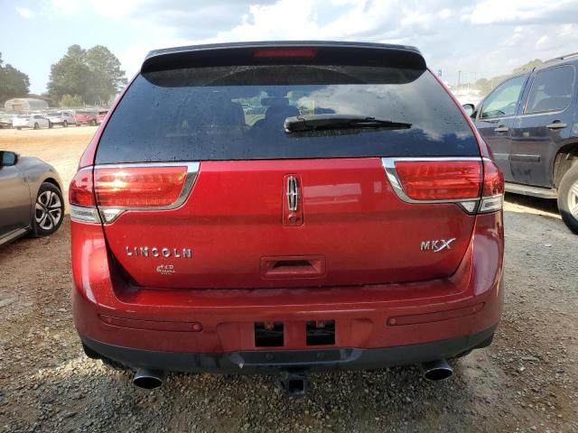 2LMDJ6JK9DBL24330 - 2013 LINCOLN MKX RED photo 6