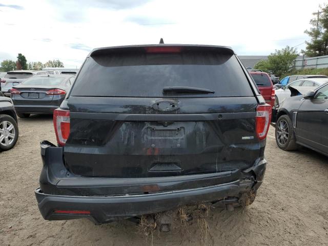 1FM5K8AR6JGB34365 - 2018 FORD EXPLORER POLICE INTERCEPTOR BLACK photo 6