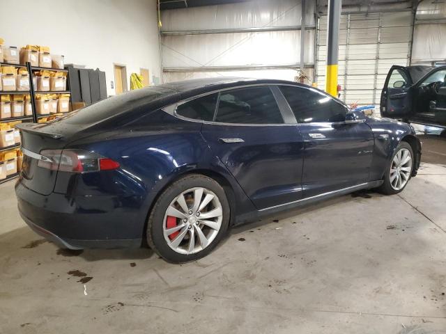 5YJSA1H18EFP51462 - 2014 TESLA MODEL S Mavi foto 3