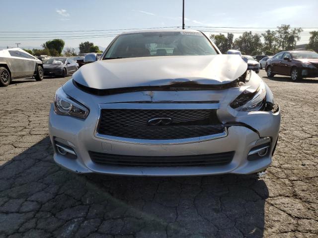 JN1BV7AP7FM349319 - 2015 INFINITI Q50 BASE SILVER photo 5