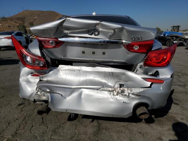 JN1BV7AP7FM349319 - 2015 INFINITI Q50 BASE SILVER photo 6