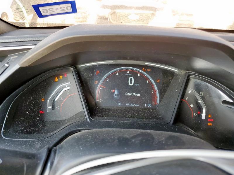 SHHFK7H45MU219126 - 2021 HONDA CIVIC SPORT BLACK photo 9