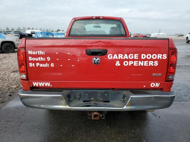 3D7KR26D65G733666 - 2005 DODGE RAM 2500 ST RED photo 6