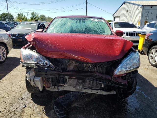 3N1AB7AP9EY266720 - 2014 NISSAN SENTRA S RED photo 5