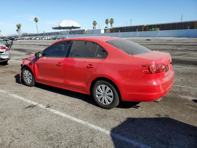 3VW2K7AJ9EM319319 - 2014 VOLKSWAGEN JETTA BASE RED photo 2