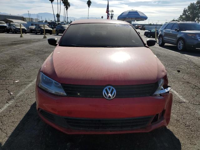 3VW2K7AJ9EM319319 - 2014 VOLKSWAGEN JETTA BASE RED photo 5