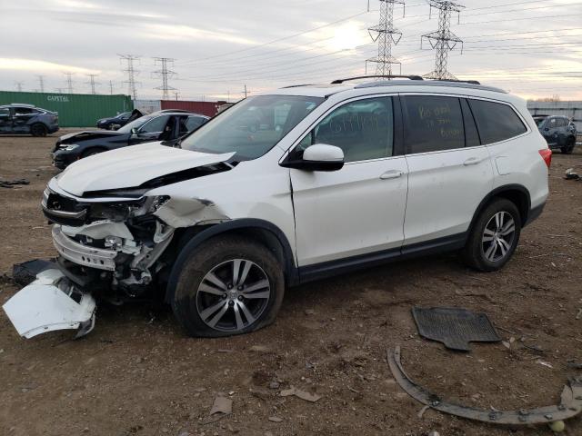 5FNYF6H76GB047650 - 2016 HONDA PILOT EXLN WHITE photo 1