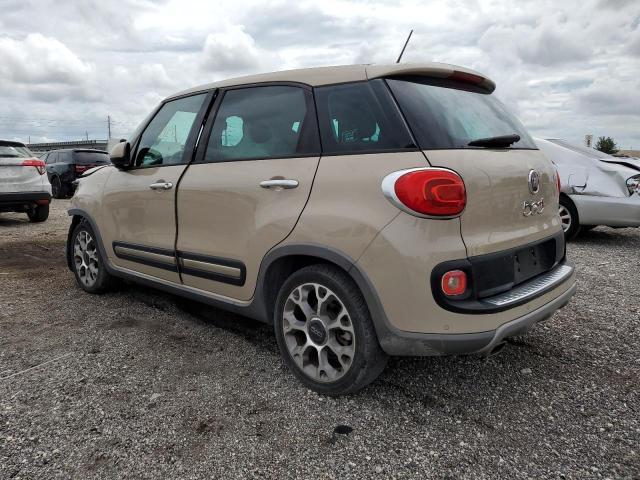 ZFBCFADH1EZ023357 - 2014 FIAT 500L TREKKING BEIGE photo 2