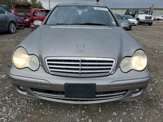 WDBRF92H56F745800 - 2006 MERCEDES-BENZ C 280 4MATIC GRAY photo 5