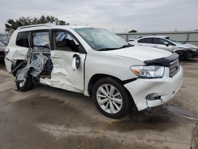 JTEEW44A892032285 - 2009 TOYOTA HIGHLANDER HYBRID LIMITED WHITE photo 4