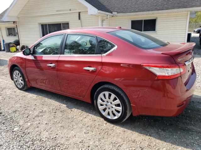 3N1AB7AP1DL780587 - 2013 NISSAN SENTRA S RED photo 2