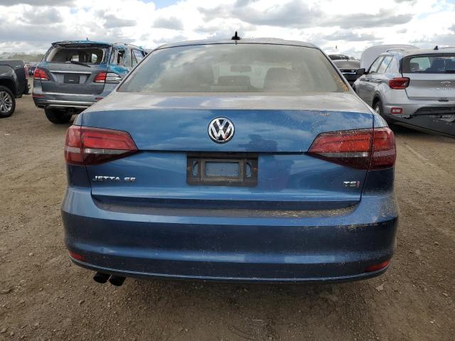 3VWDB7AJ3HM219181 - 2017 VOLKSWAGEN JETTA SE BLUE photo 6