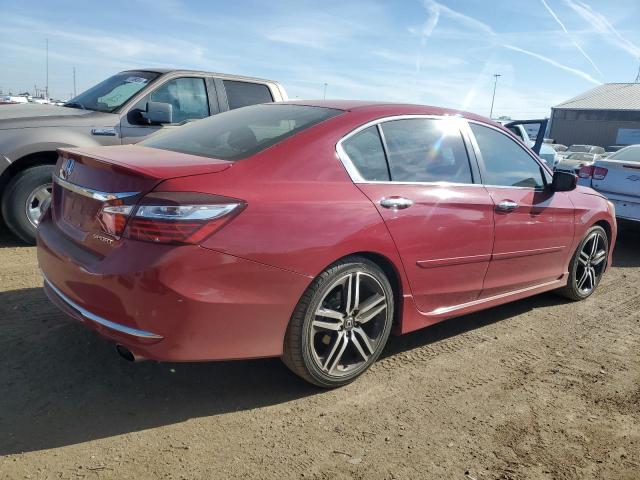 1HGCR2F52HA266502 - 2017 HONDA ACCORD SPORT RED photo 3