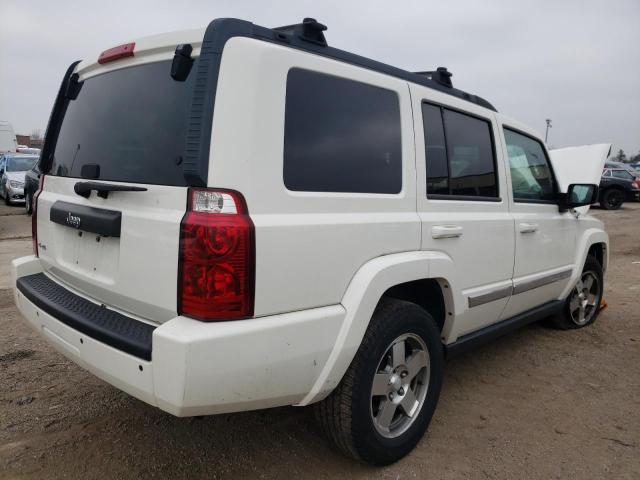 1J4RG4GK2AC130356 - 2010 JEEP COMMANDER SPORT WHITE photo 3