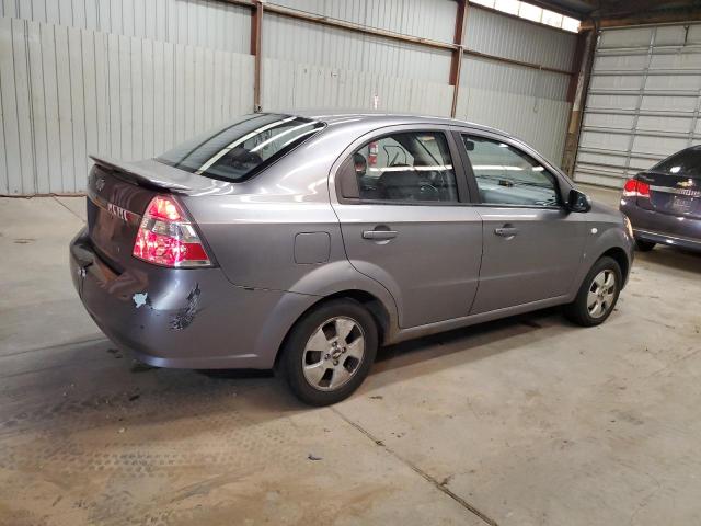 KL1TD56657B188160 - 2007 CHEVROLET AVEO BASE GRAY photo 3