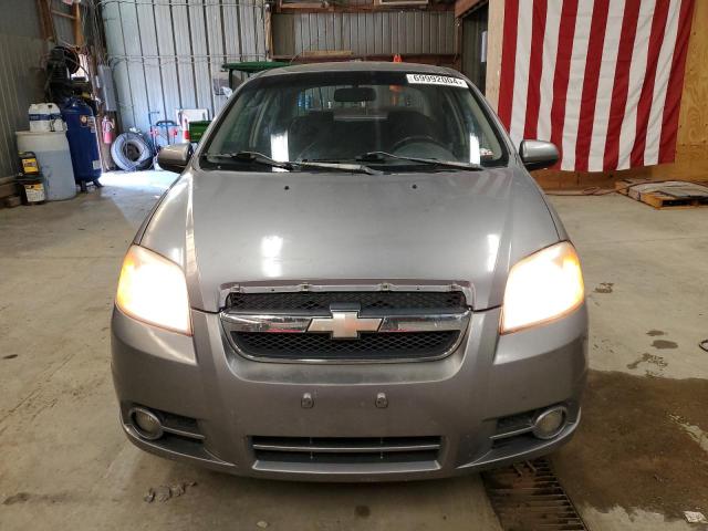 KL1TD56657B188160 - 2007 CHEVROLET AVEO BASE GRAY photo 5