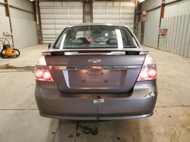 KL1TD56657B188160 - 2007 CHEVROLET AVEO BASE GRAY photo 6