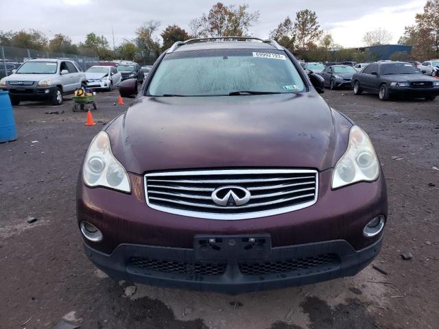 JN1AJ0HR2CM453573 - 2012 INFINITI EX35 BASE Բորդո լուսանկար 5