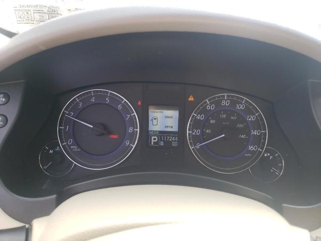 JN1AJ0HR2CM453573 - 2012 INFINITI EX35 BASE Բորդո լուսանկար 9