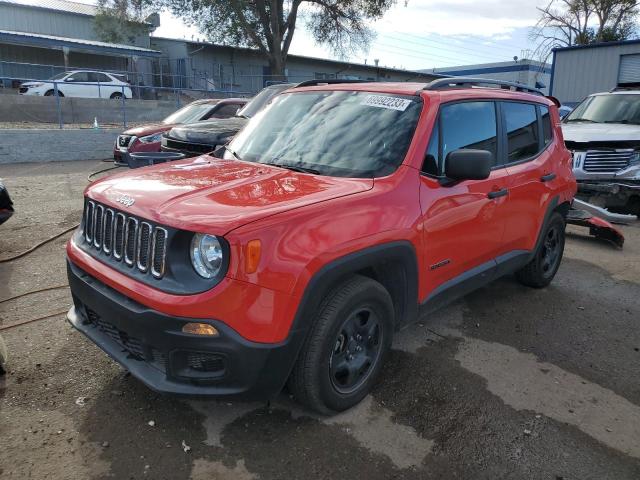 ZACCJAAB3JPG69164 - 2018 JEEP RENEGADE SPORT RED photo 1