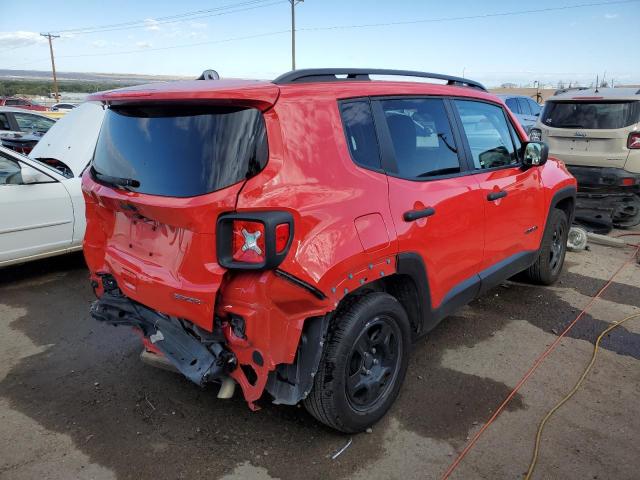 ZACCJAAB3JPG69164 - 2018 JEEP RENEGADE SPORT RED photo 3