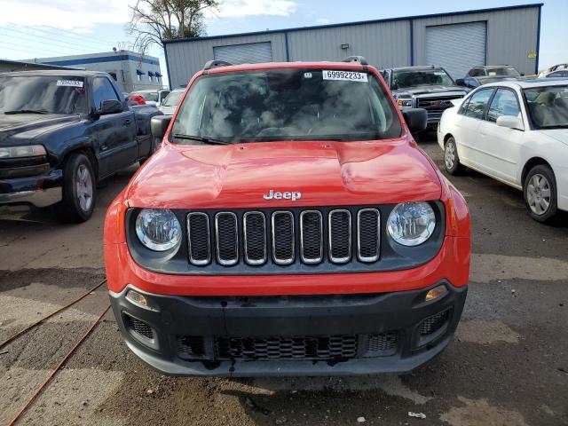 ZACCJAAB3JPG69164 - 2018 JEEP RENEGADE SPORT RED photo 5