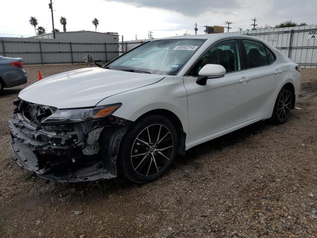 4T1G11AK0PU798564 - 2023 TOYOTA CAMRY SE NIGHT SHADE WHITE photo 1