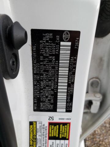 4T1G11AK0PU798564 - 2023 TOYOTA CAMRY SE NIGHT SHADE WHITE photo 12