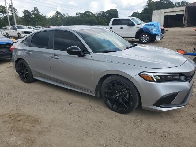 2HGFE2F57NH607043 - 2022 HONDA CIVIC SPORT SILVER photo 4