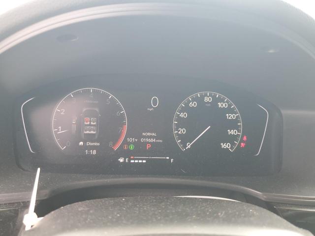 2HGFE2F57NH607043 - 2022 HONDA CIVIC SPORT SILVER photo 9