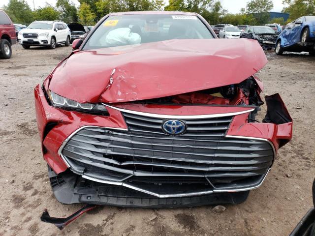 4T1AA1AB7NU015520 - 2022 TOYOTA AVALON XLE RED photo 5