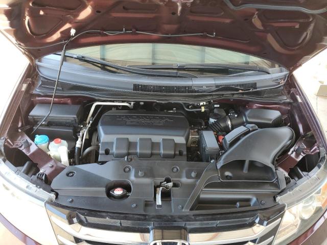 5FNRL5H4XFB037070 - 2015 HONDA ODYSSEY EX BURGUNDY photo 11