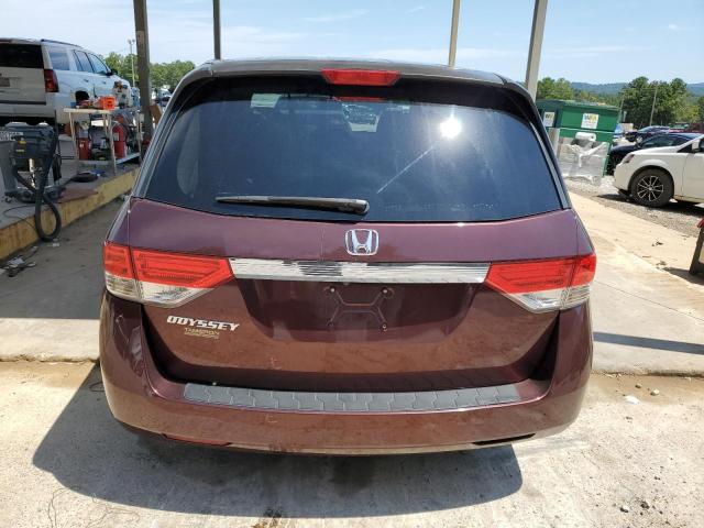 5FNRL5H4XFB037070 - 2015 HONDA ODYSSEY EX BURGUNDY photo 6