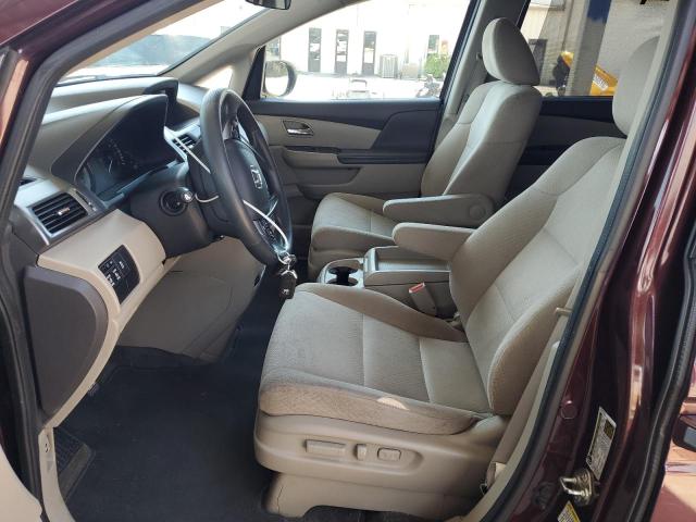 5FNRL5H4XFB037070 - 2015 HONDA ODYSSEY EX BURGUNDY photo 7