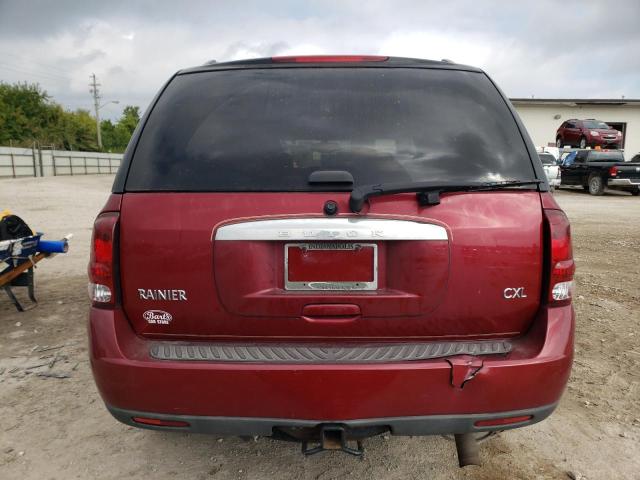 5GADT13S062172958 - 2006 BUICK RAINIER CXL BURGUNDY photo 6