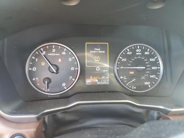 4S4BTGPD3L3142486 - 2020 SUBARU OUTBACK TOURING LDL Сұр фото 9