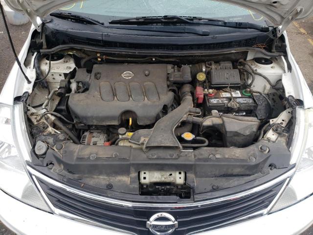 3N1BC1CP1BL489581 - 2011 NISSAN VERSA S WHITE photo 12