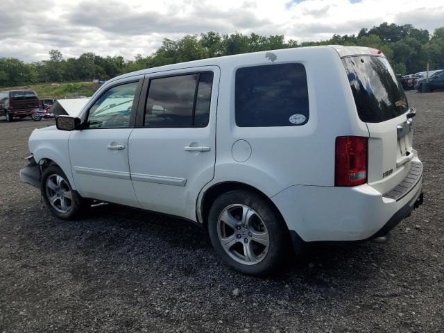 5FNYF4H54DB063182 - 2013 HONDA PILOT EXL WHITE photo 2