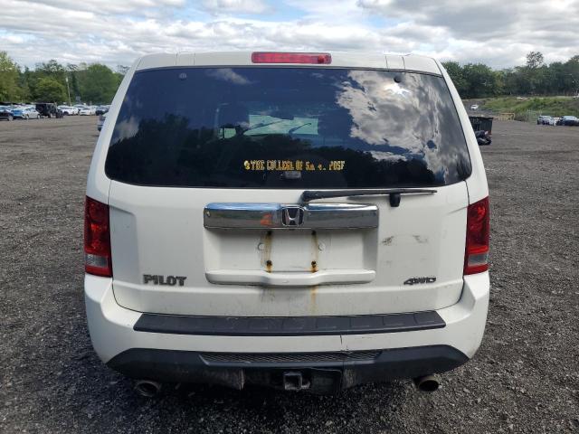 5FNYF4H54DB063182 - 2013 HONDA PILOT EXL WHITE photo 6