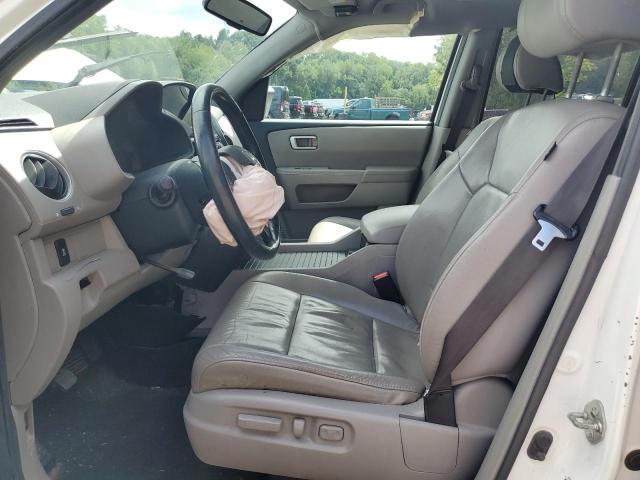 5FNYF4H54DB063182 - 2013 HONDA PILOT EXL WHITE photo 7