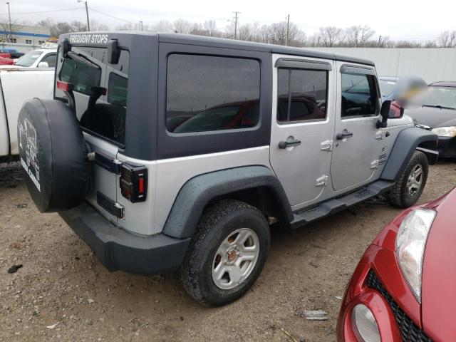 1C4BJWKG5CL267799 - 2012 JEEP WRANGLER U SPORT ვერცხლისფერი ფოტო 3