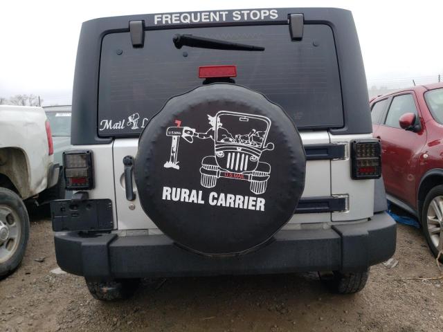 1C4BJWKG5CL267799 - 2012 JEEP WRANGLER U SPORT ვერცხლისფერი ფოტო 6