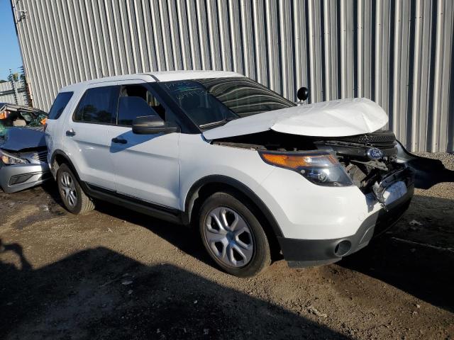 1FM5K8AR3EGA80710 - 2014 FORD EXPLORER POLICE INTERCEPTOR WHITE photo 4